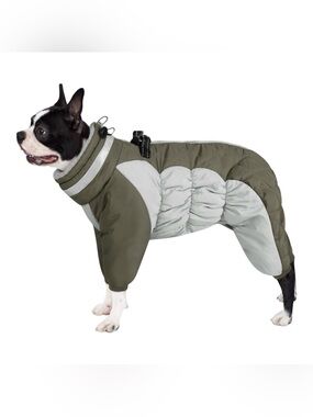 AOFITEE Dog Coat Warm Dog Puffer Jacket - M